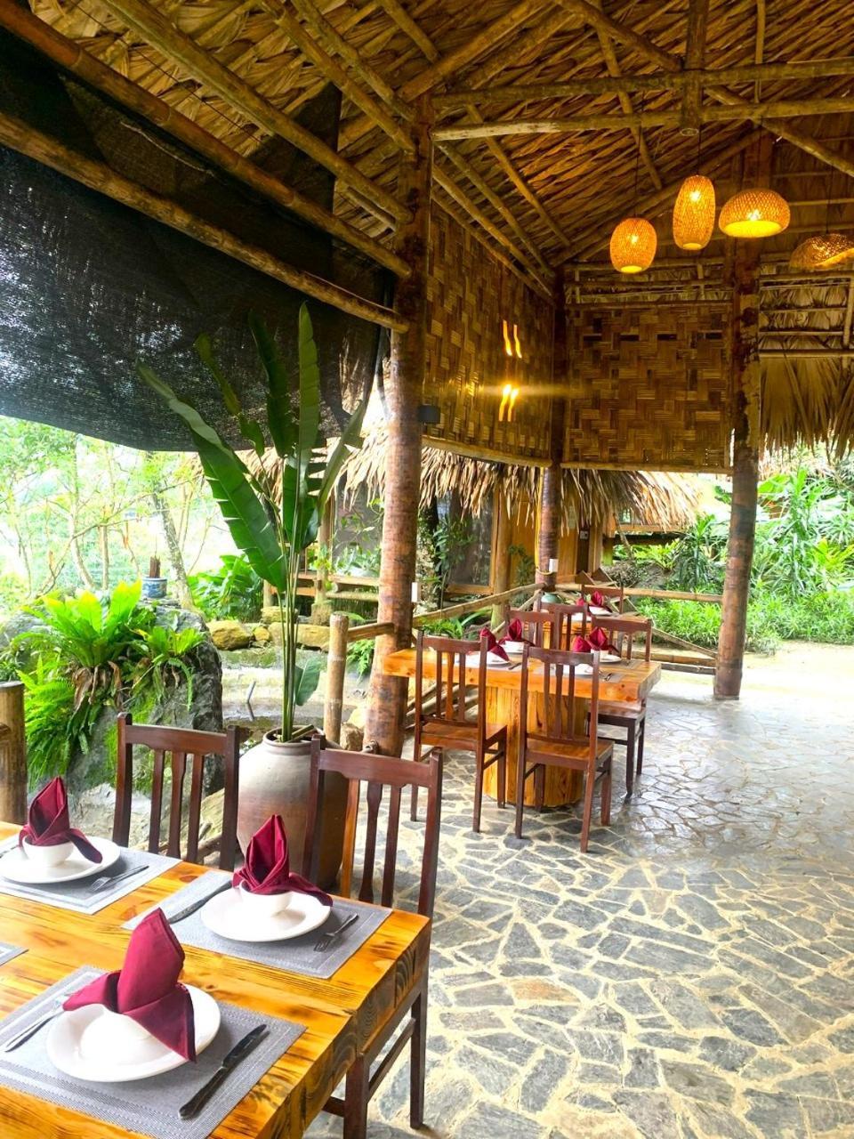 Pu Luong Cuisine Garden Homestay Lang Bang Exteriör bild