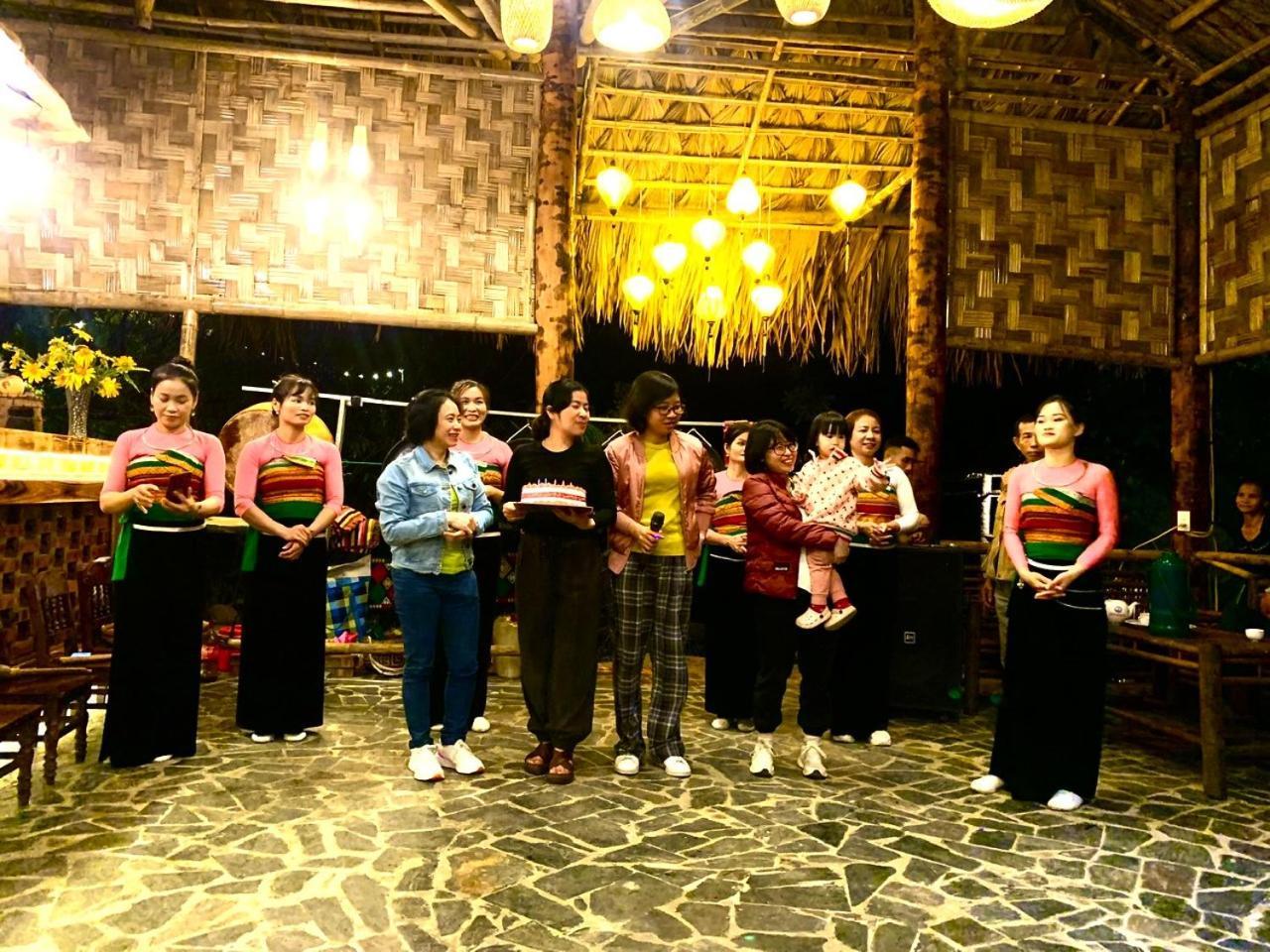 Pu Luong Cuisine Garden Homestay Lang Bang Exteriör bild