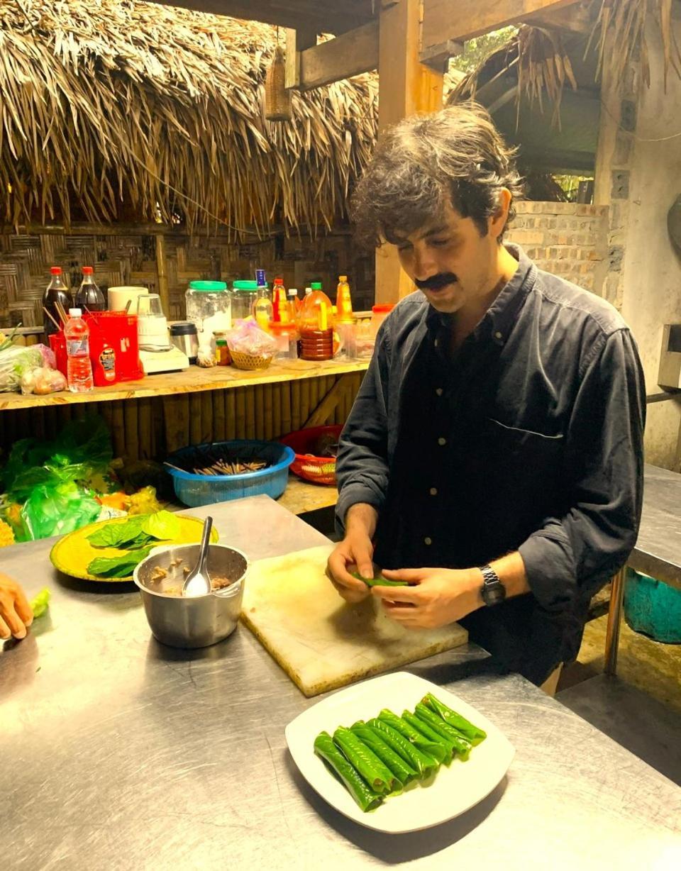 Pu Luong Cuisine Garden Homestay Lang Bang Exteriör bild