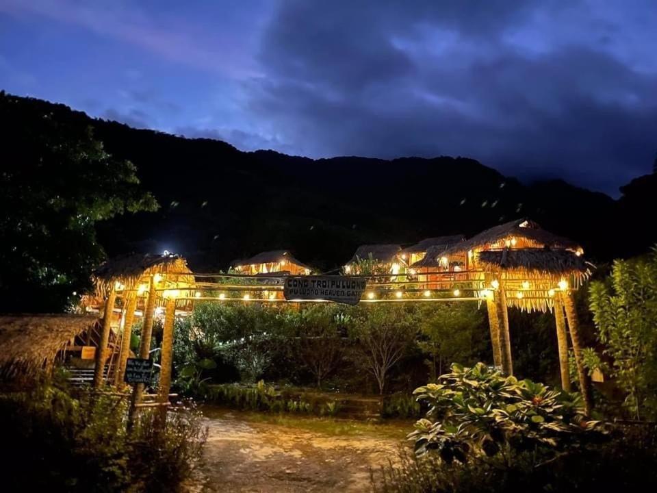 Pu Luong Cuisine Garden Homestay Lang Bang Exteriör bild