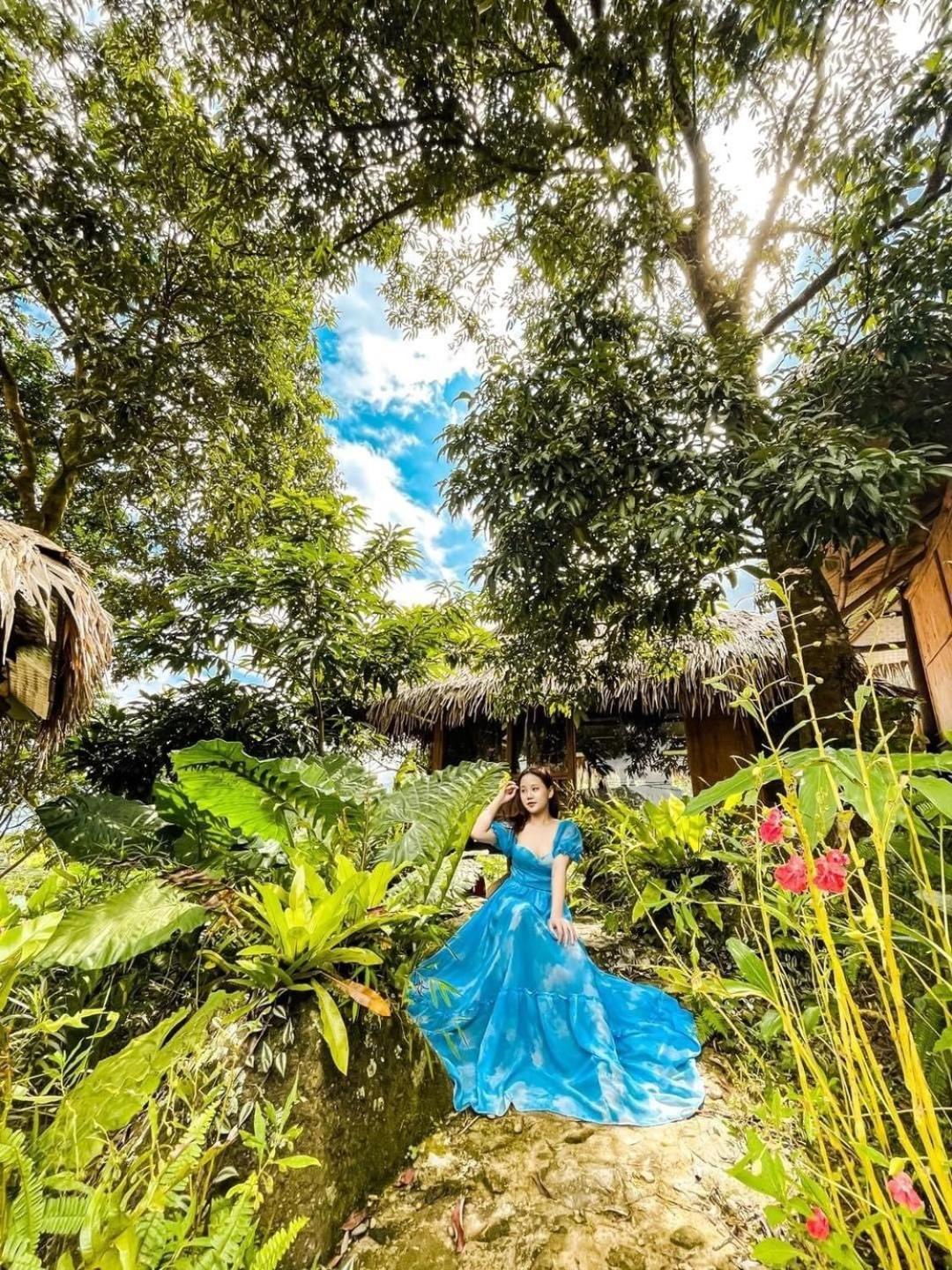 Pu Luong Cuisine Garden Homestay Lang Bang Exteriör bild