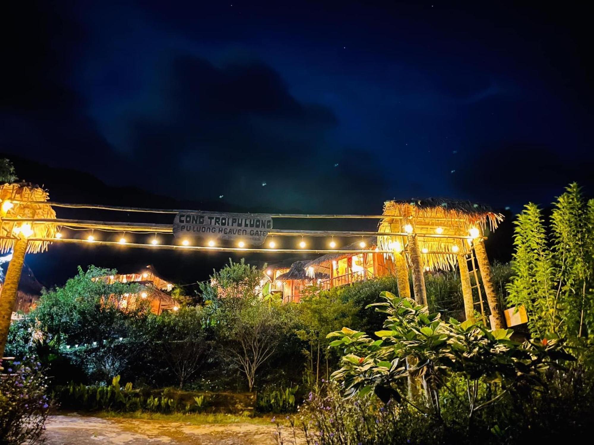 Pu Luong Cuisine Garden Homestay Lang Bang Exteriör bild