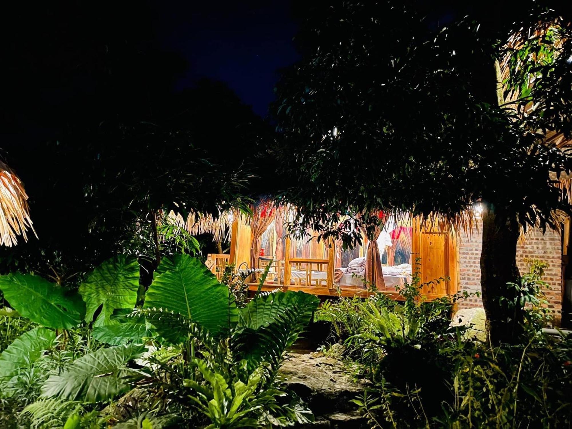 Pu Luong Cuisine Garden Homestay Lang Bang Exteriör bild